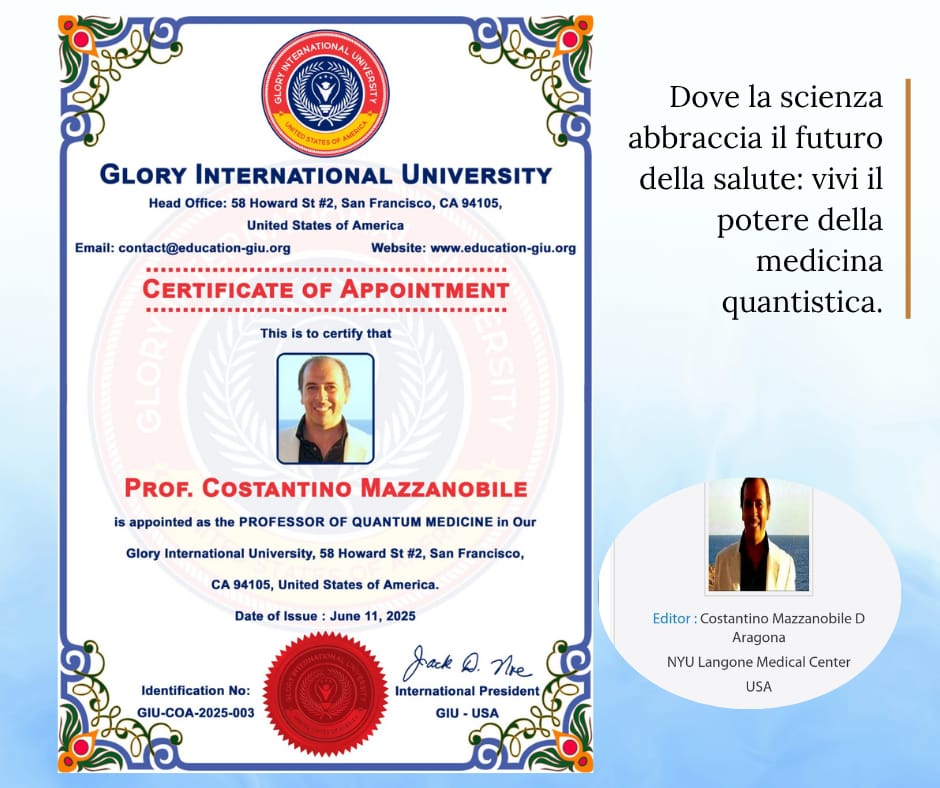 Certificate of Appointment — Glory International University